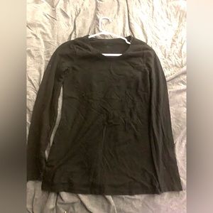Long sleeve black shirt,size medium